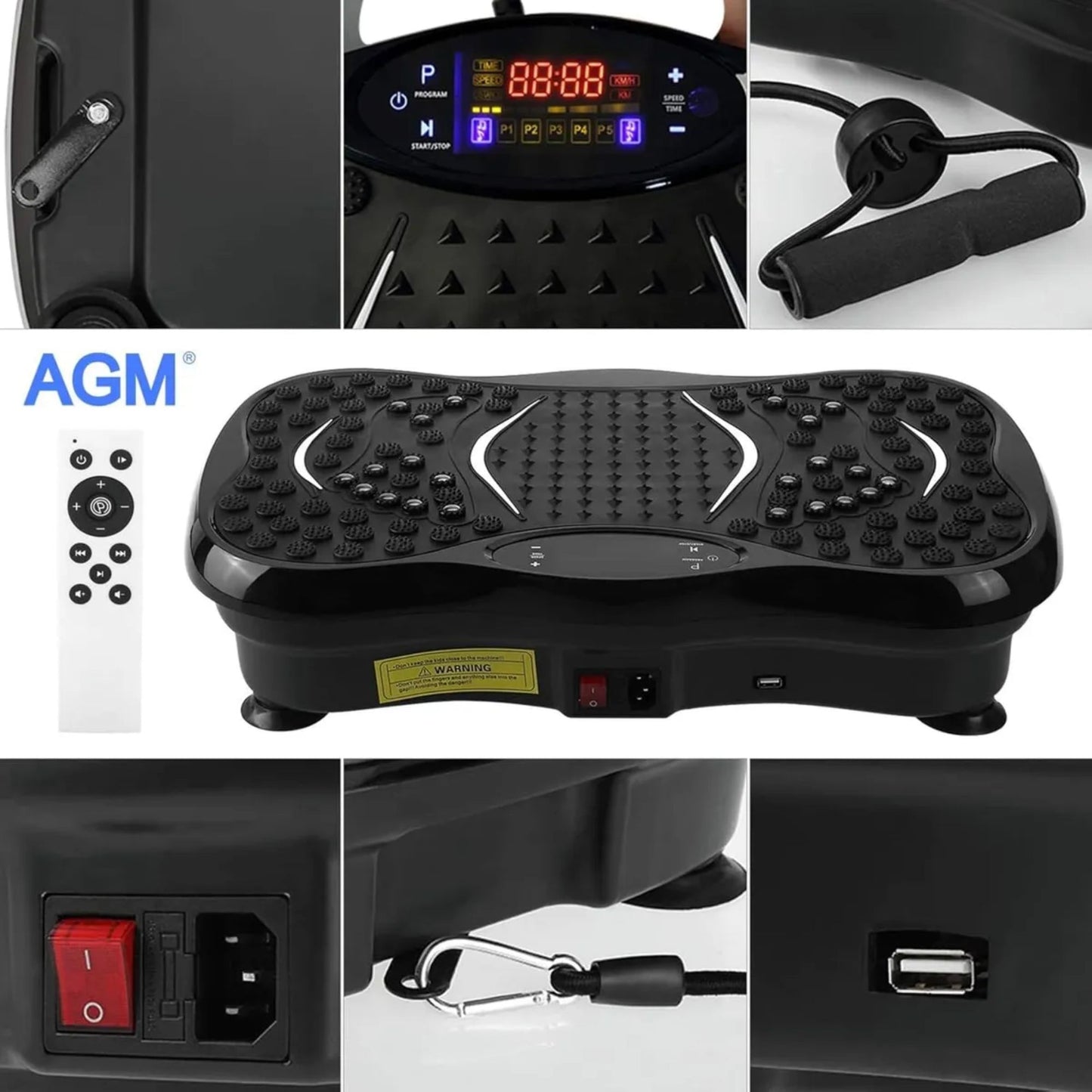 PLATAFORMA VIBRATORIA PARA EJERCITAR EL CUERPO