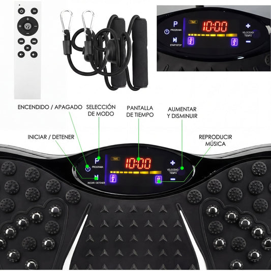 PLATAFORMA VIBRATORIA PARA EJERCITAR EL CUERPO