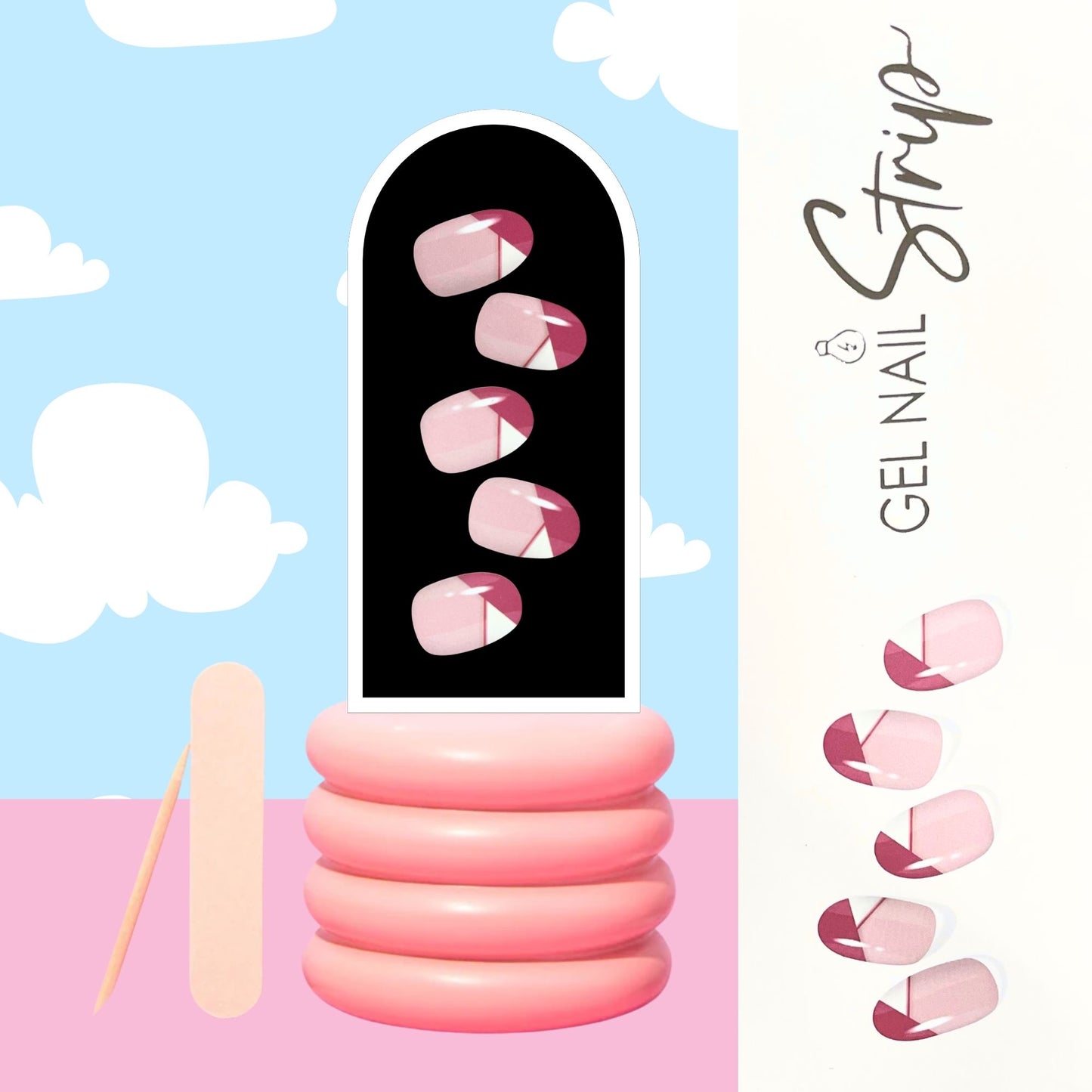 Sticky Nails – Uñas Adhesivas Tipo Gel con Luz LED - H008