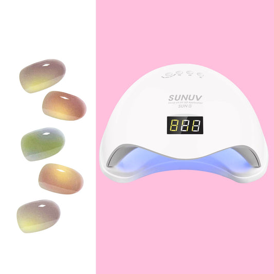 Sticky Nails – Uñas Adhesivas Tipo Gel con Luz LED - H009