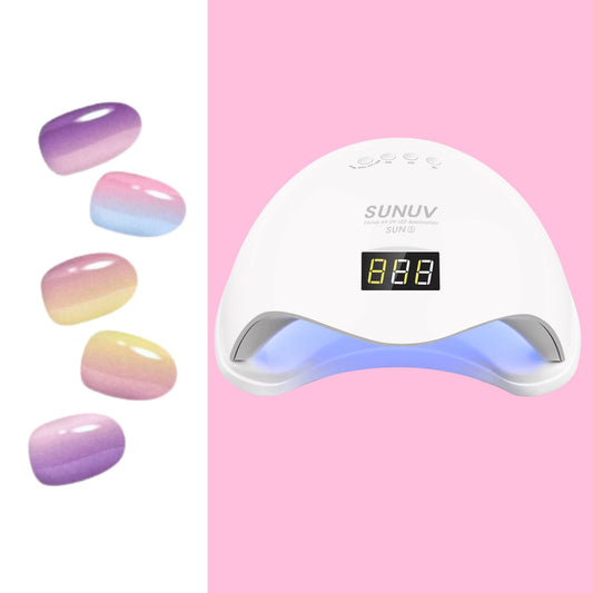 Sticky Nails – Uñas Adhesivas Tipo Gel con Luz LED - H003