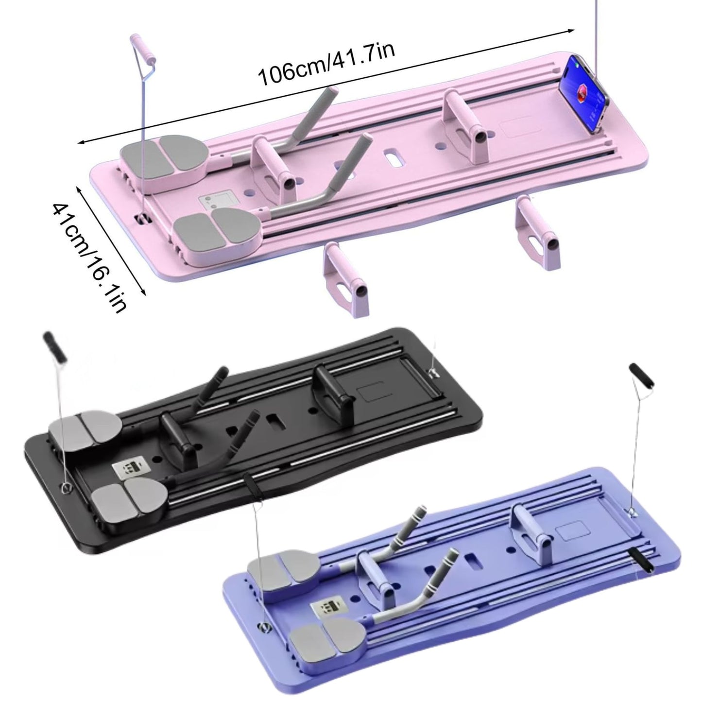 Tabla de Pilates Compacta para Entrenamiento en Casa | Reformer