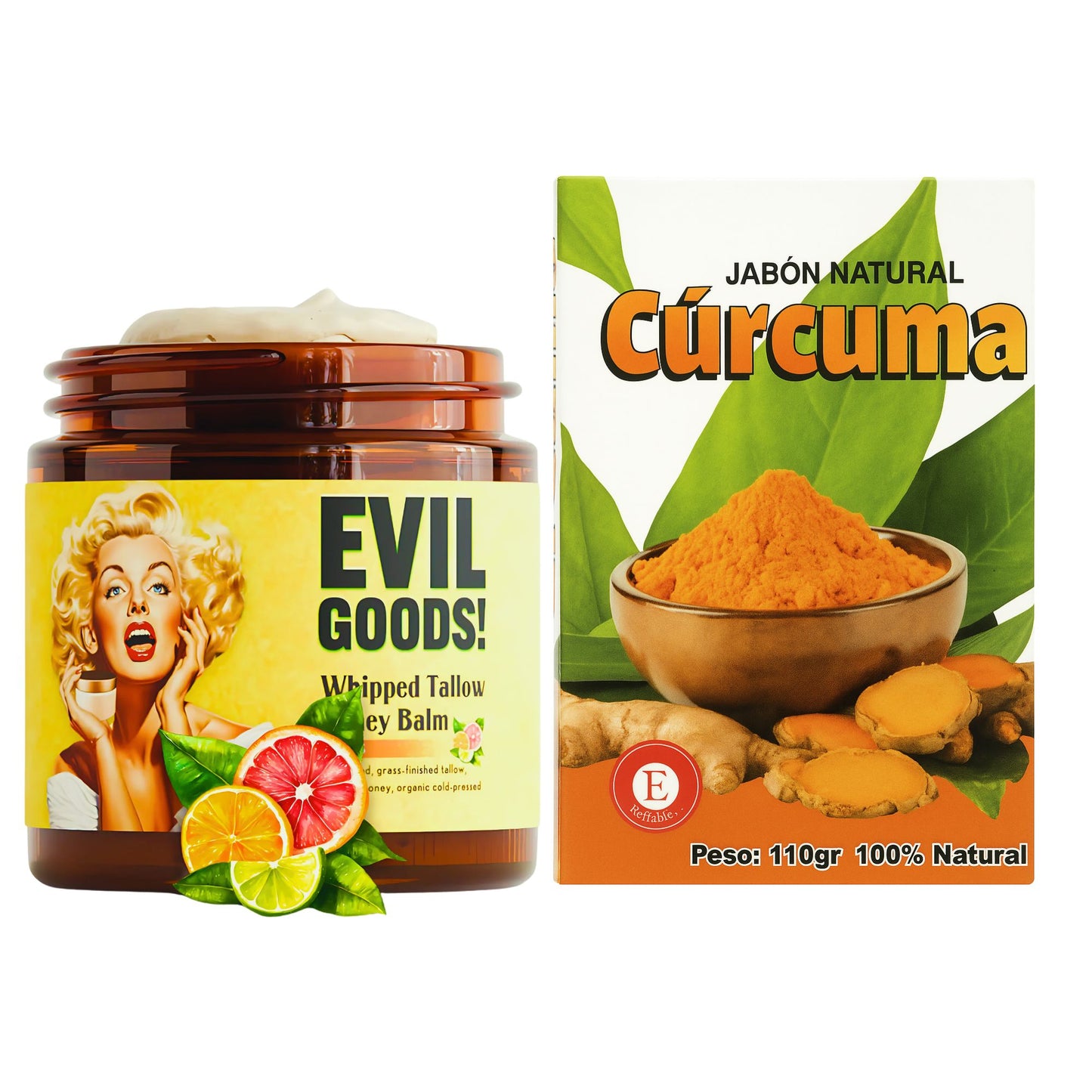 EVIL GOODS - Crema de Sebo de Res y Miel de Manuka (50g)