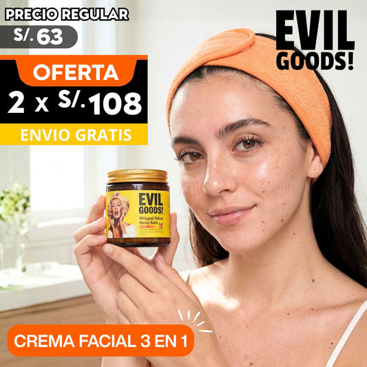 EVIL GOODS - Crema de Sebo de Res y Miel de Manuka (50g)