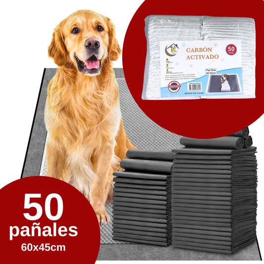 Pañales de Entrenamiento para Mascotas con Carbón Activado
