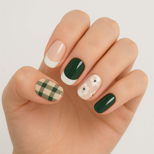 Sticky Nails – Uñas Adhesivas Tipo Gel con Luz LED - H010