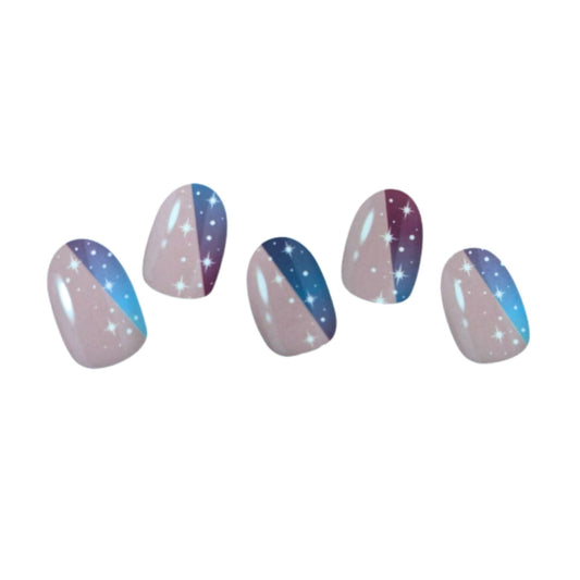 Sticky Nails – Uñas Adhesivas Tipo Gel con Luz LED - E009