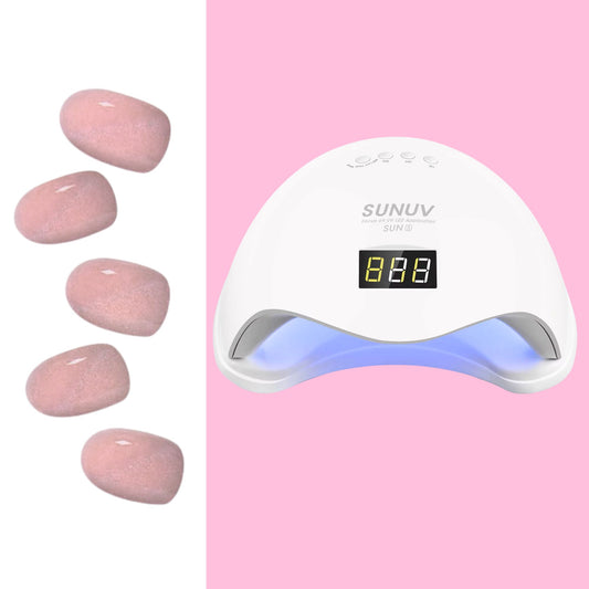 Sticky Nails – Uñas Adhesivas Tipo Gel con Luz LED - E012