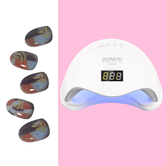 Sticky Nails – Uñas Adhesivas Tipo Gel con Luz LED - E002