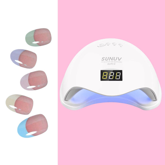 Sticky Nails – Uñas Adhesivas Tipo Gel con Luz LED - E010