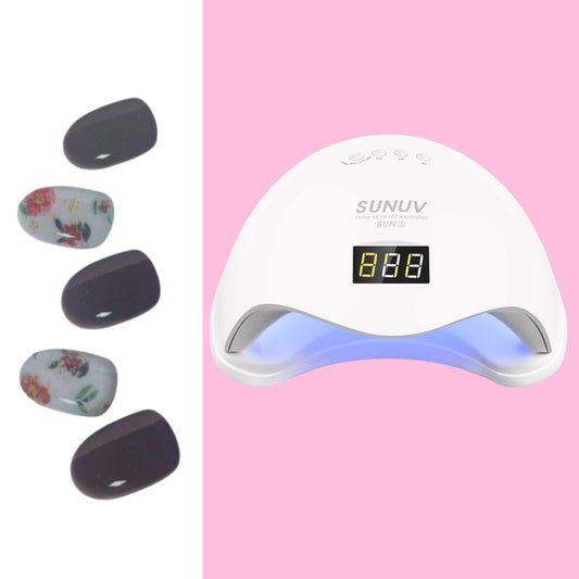 Sticky Nails – Uñas Adhesivas Tipo Gel con Luz LED - E001